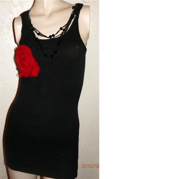 Bisou Bisou NWOT Black Sexy Tank Top - Picture 3 of 4